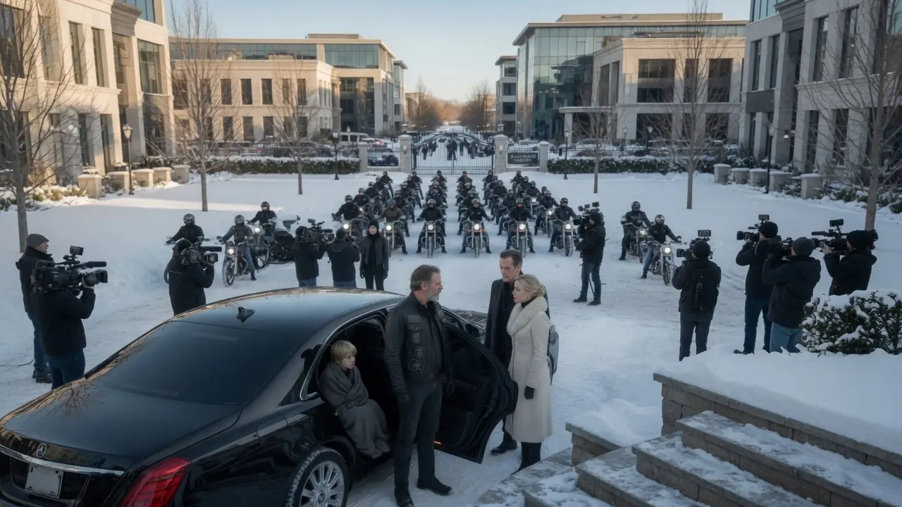 A Biker Woman Found a Frozen Boy Behind a Dumpster — Then 937 Riders Came for His Parents