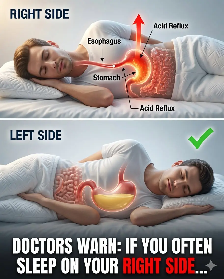 Doctors Warn: Your Sleeping Position May Affect Acid Reflux Symptoms