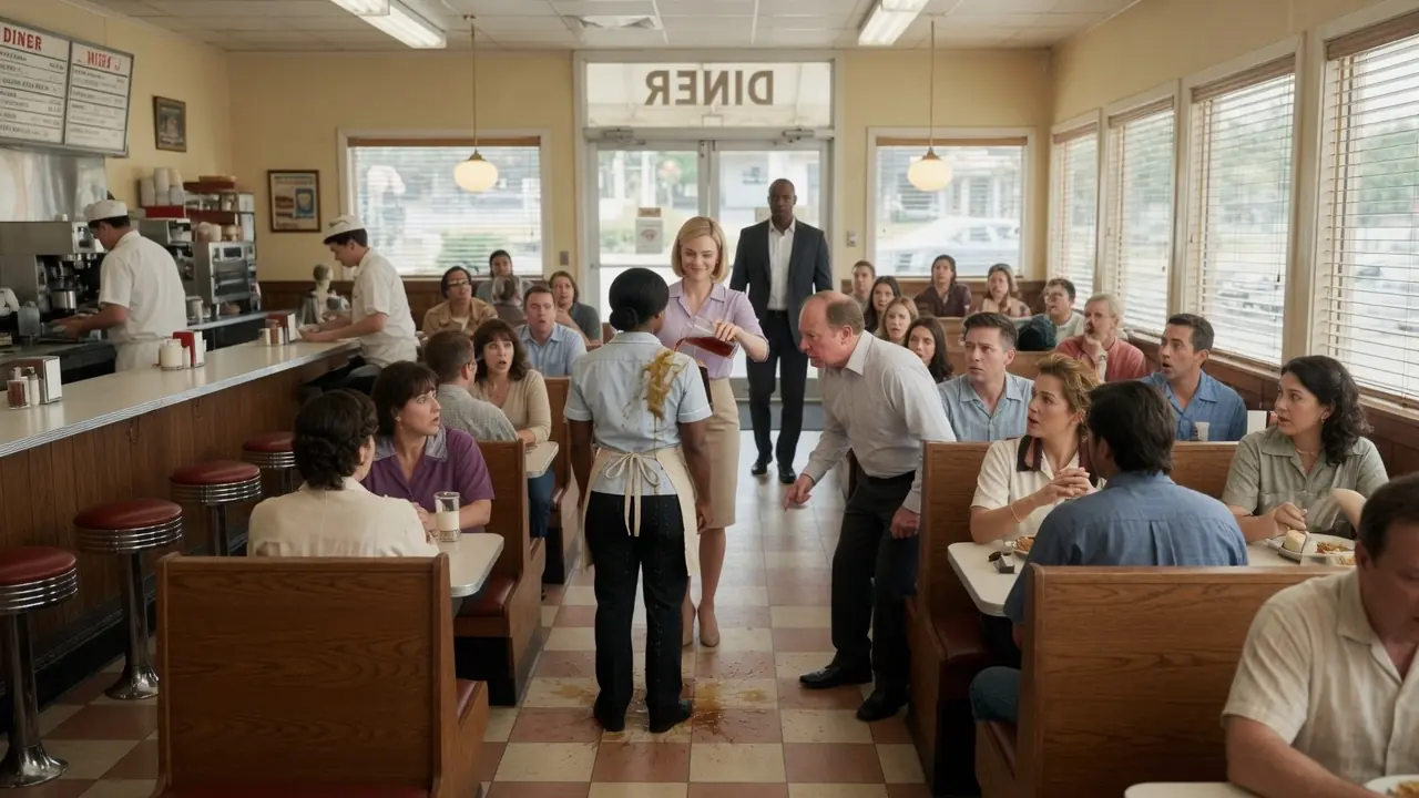 They Poured Coca-Cola On A Black Waitress — Then Her Billionaire Husband Walked Into The Diner
