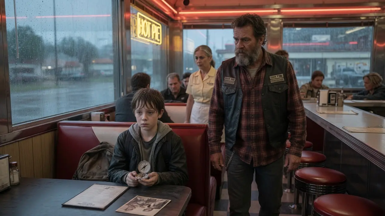 The Biker Told The Crying Boy To Leave — Then He Saw The Photo In His Hand