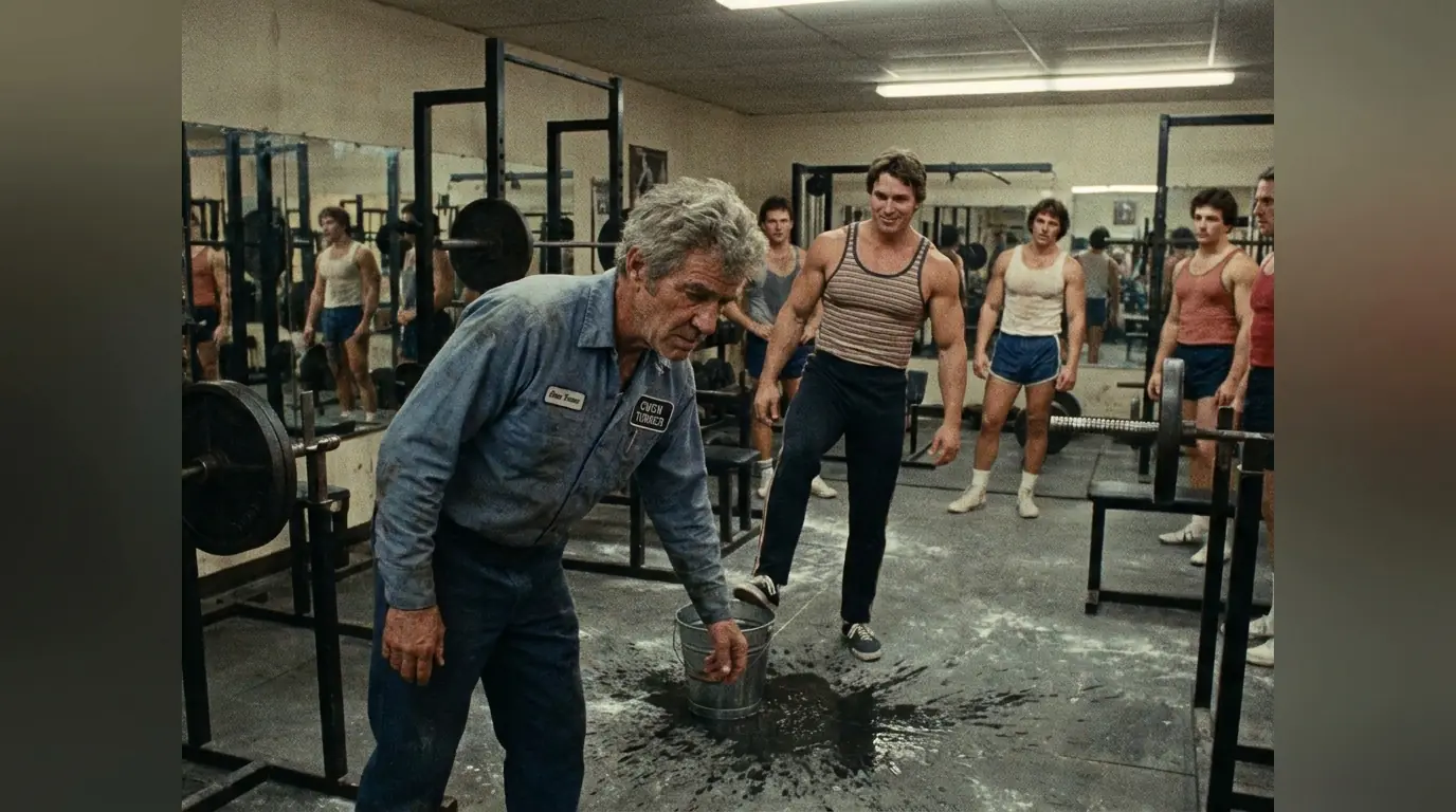 "Go Back to Your Mop, Old Man!" the Champion Laughed at the Janitor — Until He Took Off His Jacket