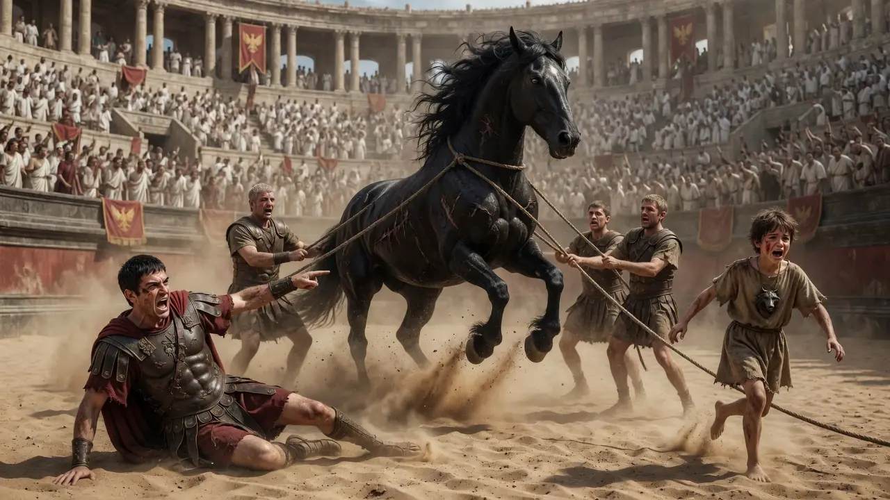 The Boy Who Rode the Secret Warhorse Beneath Rome — Then Forced an Empire to Kneel Before the Truth