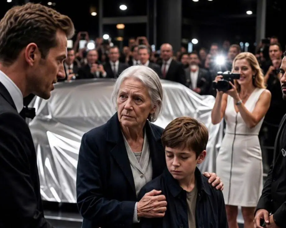 “This event is for VIP guests only,” they said, trying to kick a poor old woman and her grandson out of an expensive car exhibition and mocking them, until the woman pulled this out of her pocket…