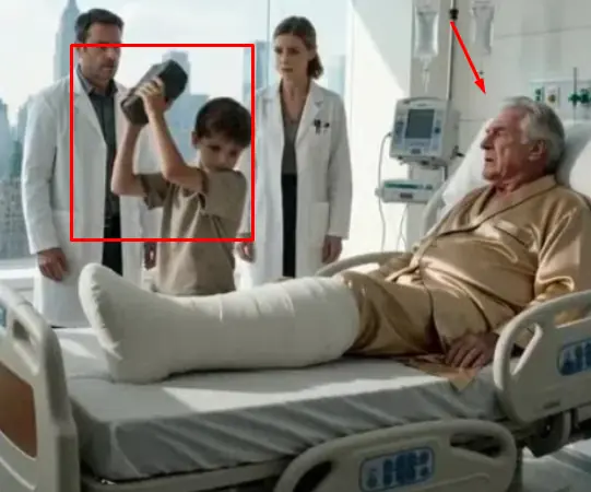 A Poor Boy Smashed a Billionaire’s Leg Cast in Front of Two Doctors… and What Fell Out Left the Entire Hospital Room Frozen
