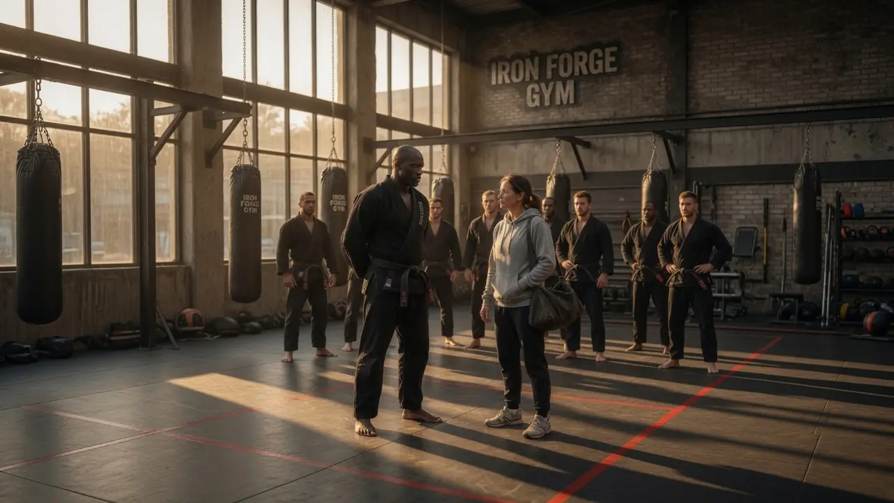 A Simple Woman Tested by a Black Belt — What Happens Next Stuns the Whole Gym