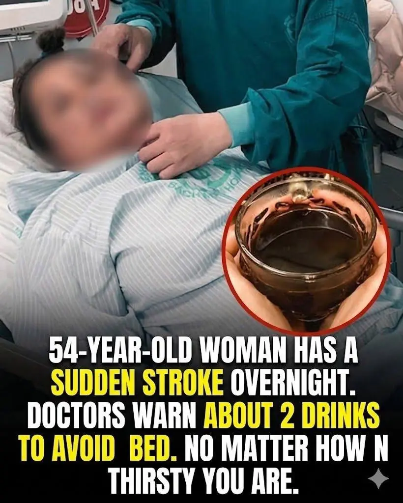 54-Year-Old Woman Suffers Overnight Stroke: Experts Discuss Two Drinks Best Limited Before Bed
