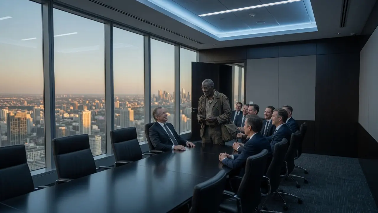 A Homeless Old Man Begged A Billionaire For 60 More Days — Then One Phone Call Silenced The Room