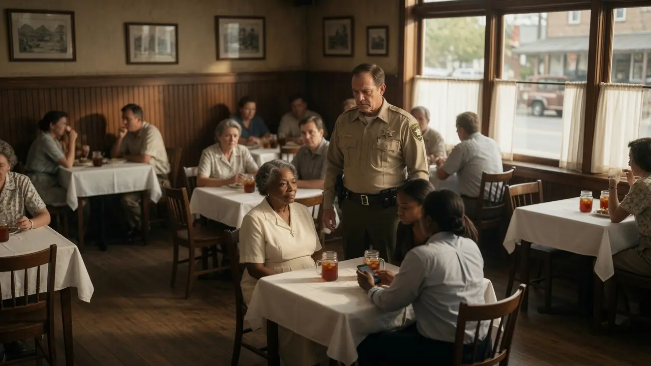 Sheriff Hit Black Grandma in Restaurant — Then Someone Walked In That Made Him Go Pale