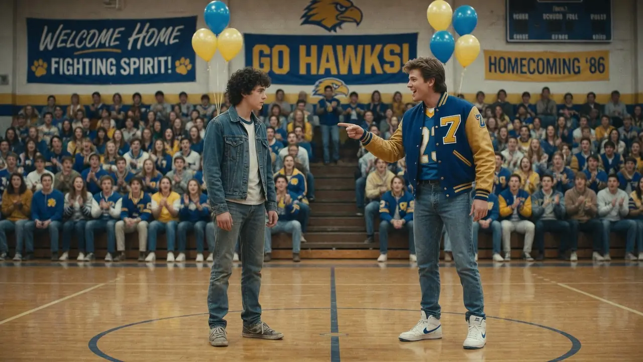 They Humil-iated the Janitor’s Son at the Homecoming Pep Rally — Then the Quiet Boy Made the Whole Gym Stand Up