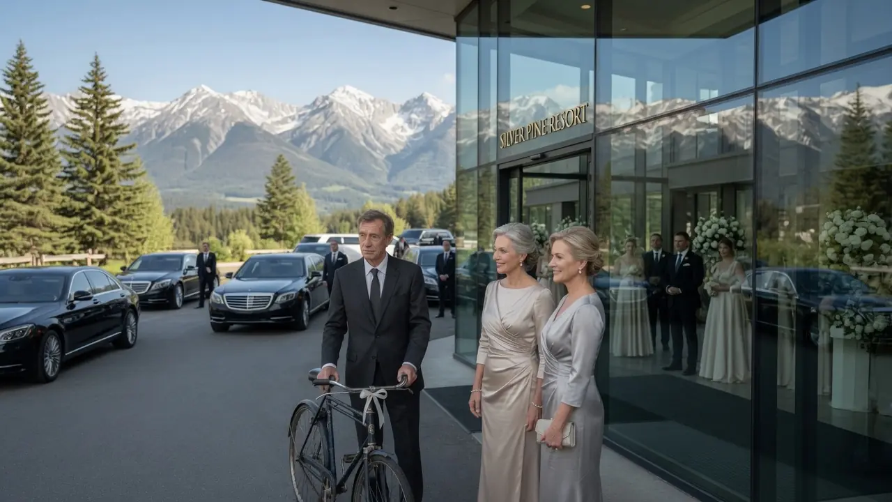 Rich Family Mocked A Single Dad’s Old Bicycle — Not Knowing He Owned The Wedding Resort