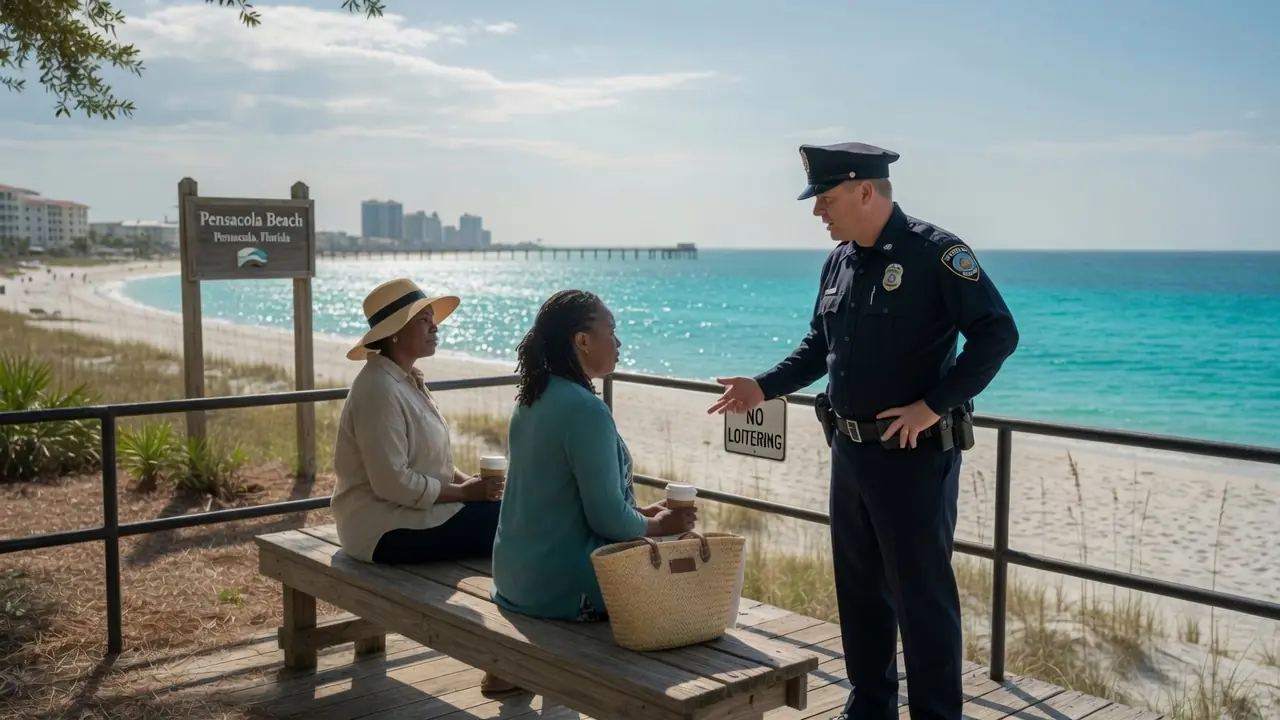 Racist Cop Tries To Arrest Two Black Women On Beach Bench — Unaware They're Undercover FBI Agents!