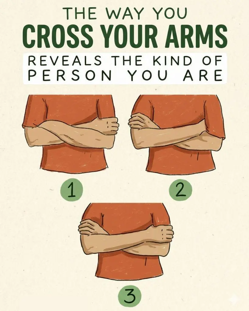 The Way You Cross Your Arms Reveals The Kind of Person You Are