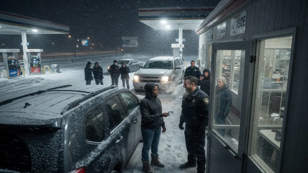 A White Officer Humiliated A Black Woman At A Gas Station — Then His Radio Exposed Who She Really Was