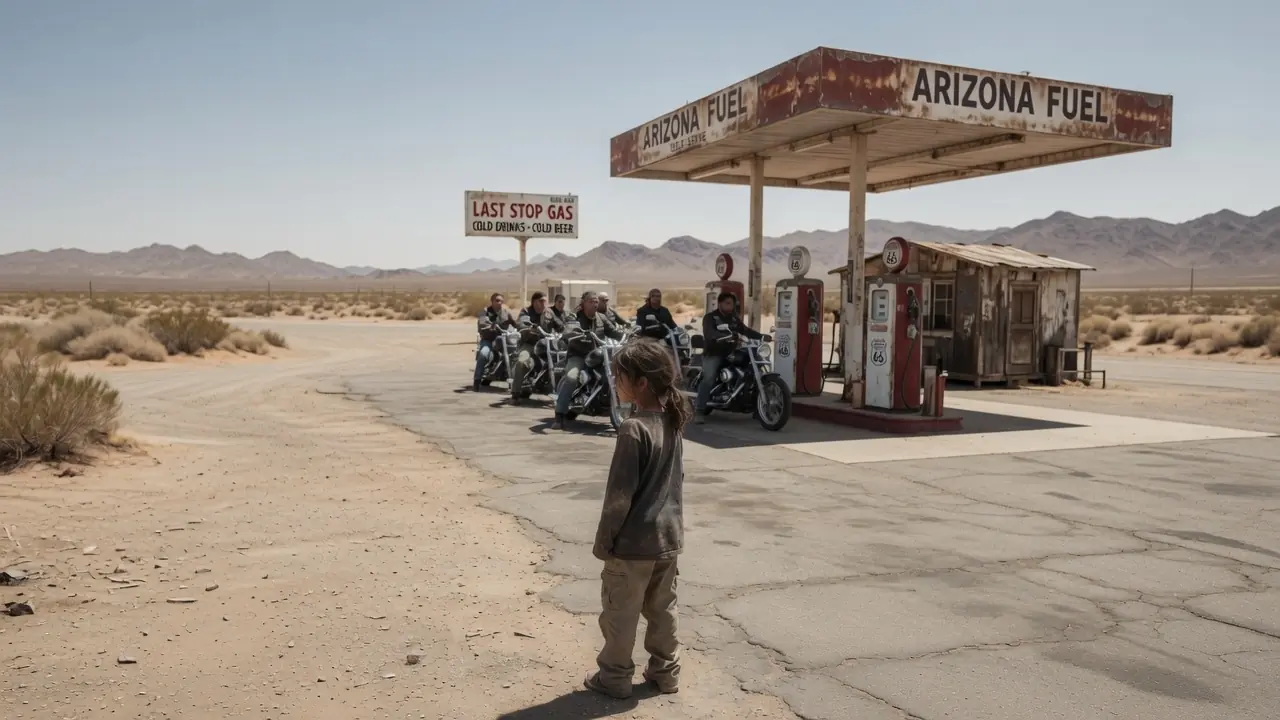Little Girl Grabbed a Biker's Leg and Wouldn't Move — 350 Hells Angels Saw the Reason