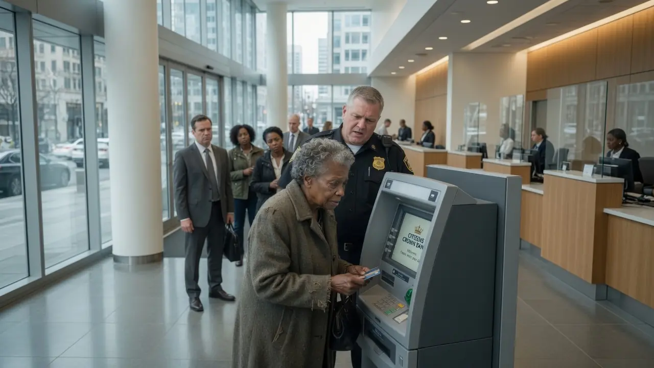 Guard Mocks A Poor Black Grandma At The ATM — Then Her Million-Dollar Bank Account Appears On The Screen