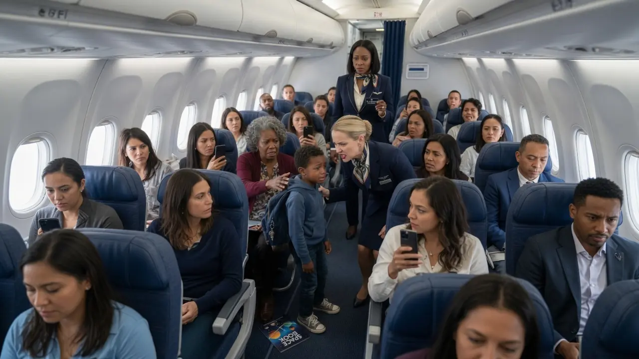 Flight Attendant Humiliated A Black Child On The Plane — Seconds Later, His Mother Revealed Who She Really Was