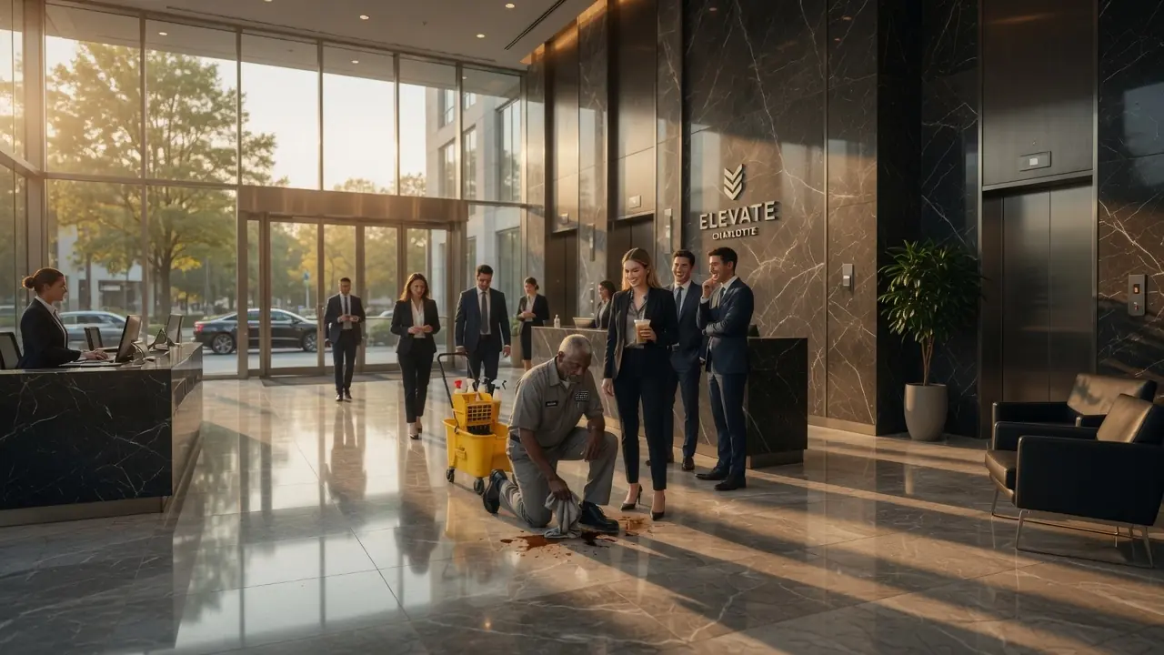 Young Employees Humiliated An Old Janitor — Then They Saw Who Signed Their Paychecks