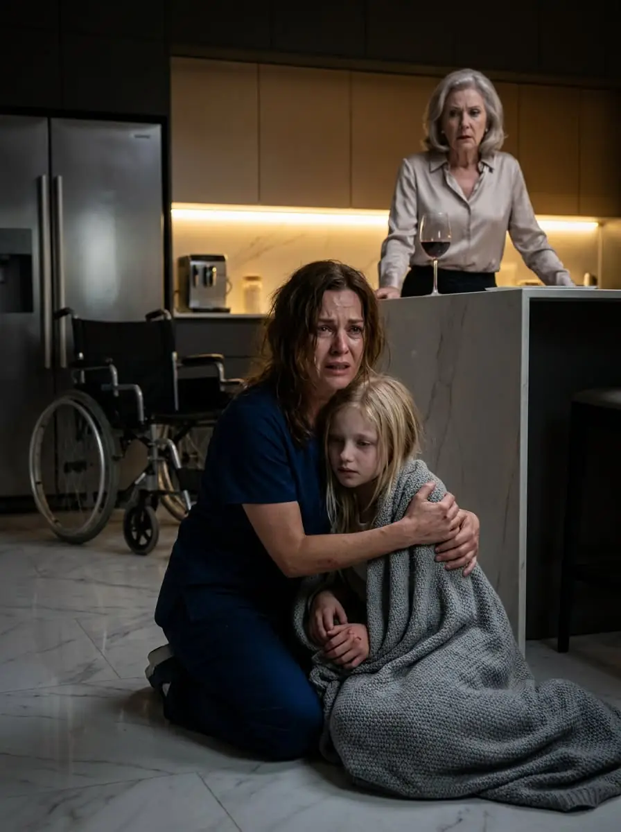 “You Sold Her Wheelchair?” — A Mother Finds Her 11-Year-Old Daughter Crawling Across the Kitchen Floor After Her Mother-in-law Sells Her Daughter’s Wheelchair… But Seventy-Two Hours Later, a Hidden Family Trust Secret Destroys the Woman’s Perf