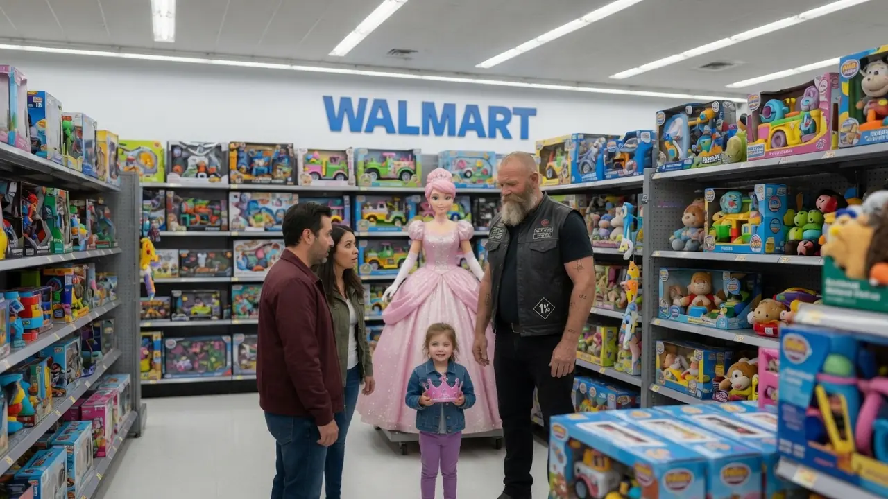 A Hells Angel Bought a Princess Crown for His Little Girl — But the Reason Broke Everyone’s Heart