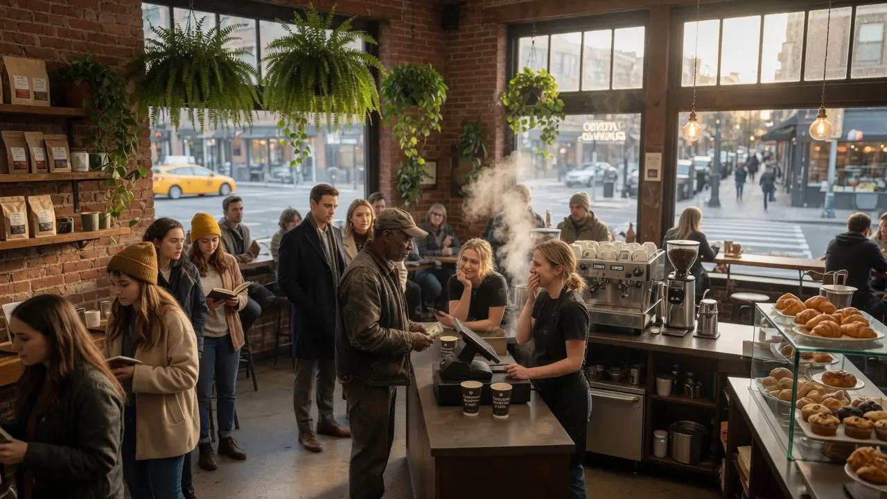 Undercover Boss Orders Coffee at His Own Counter — Freezes Mid-Bite When 2 Cashiers Start Talking