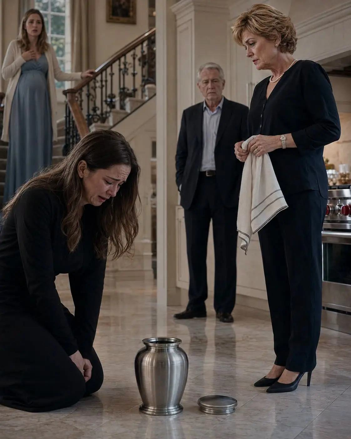 “Get that grief out of my house.” Just weeks after losing her infant son, a devastated widow discovers that her mother-in-law has flushed the baby’s ashes to protect her pregnant daughter from “bad energy.”