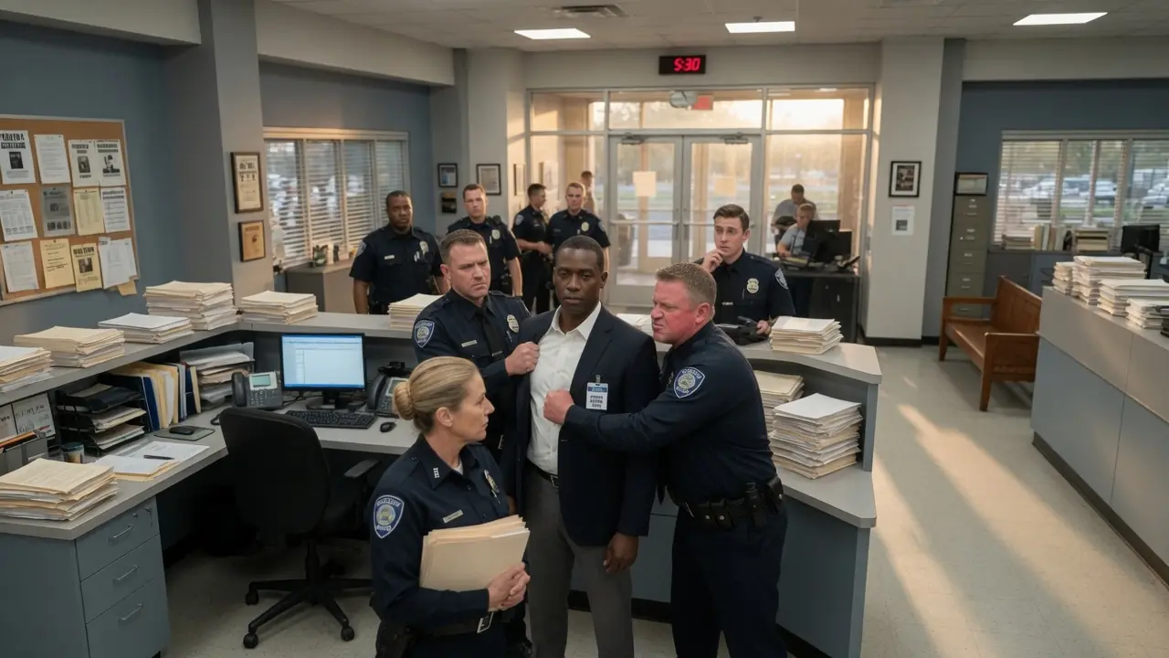 Officer Brutally Attacked Black Man at Station — His Face Went White Hearing: 'I'm The New Chief’