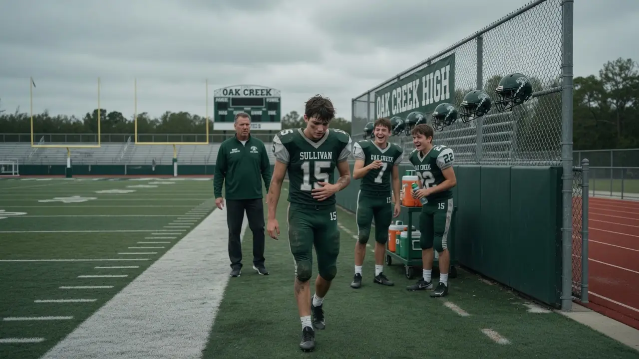 That Boy Has Been Limping All Week — Coach Finally Called His Biker Brother