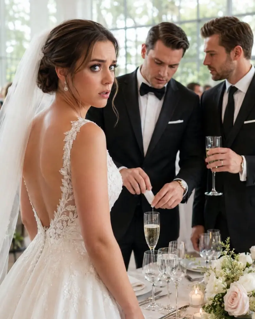 The Bride Switched the Glasses in Silence—Then Her...