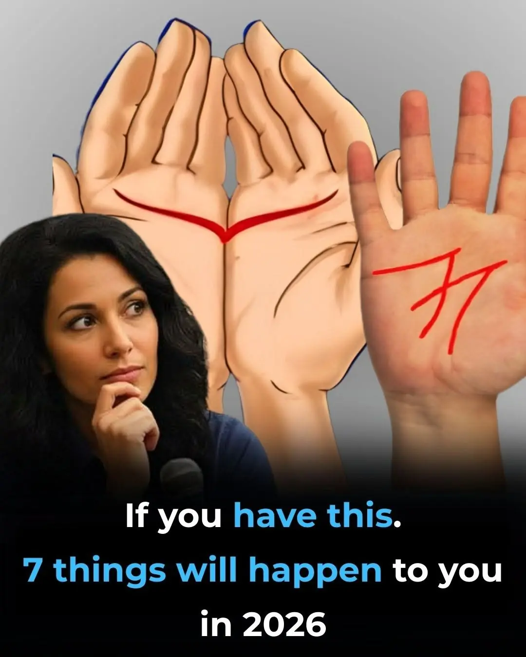 Here's What the Letter 'M' and the Crescent Moon on the Palm of Your Hand Truly Signify