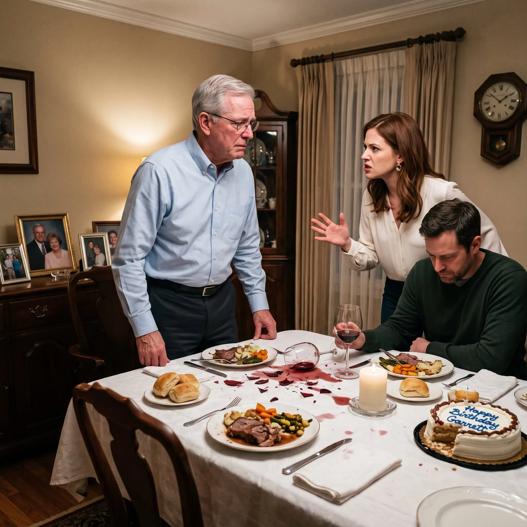 “You are a guest in this family, not a member of it,” my daughter-in-law screamed. Then my son looked at me and said, “She’s right, Dad. You’re more of an obligation than a father.” So I quietly stood up, walked to my study, and changed the tr