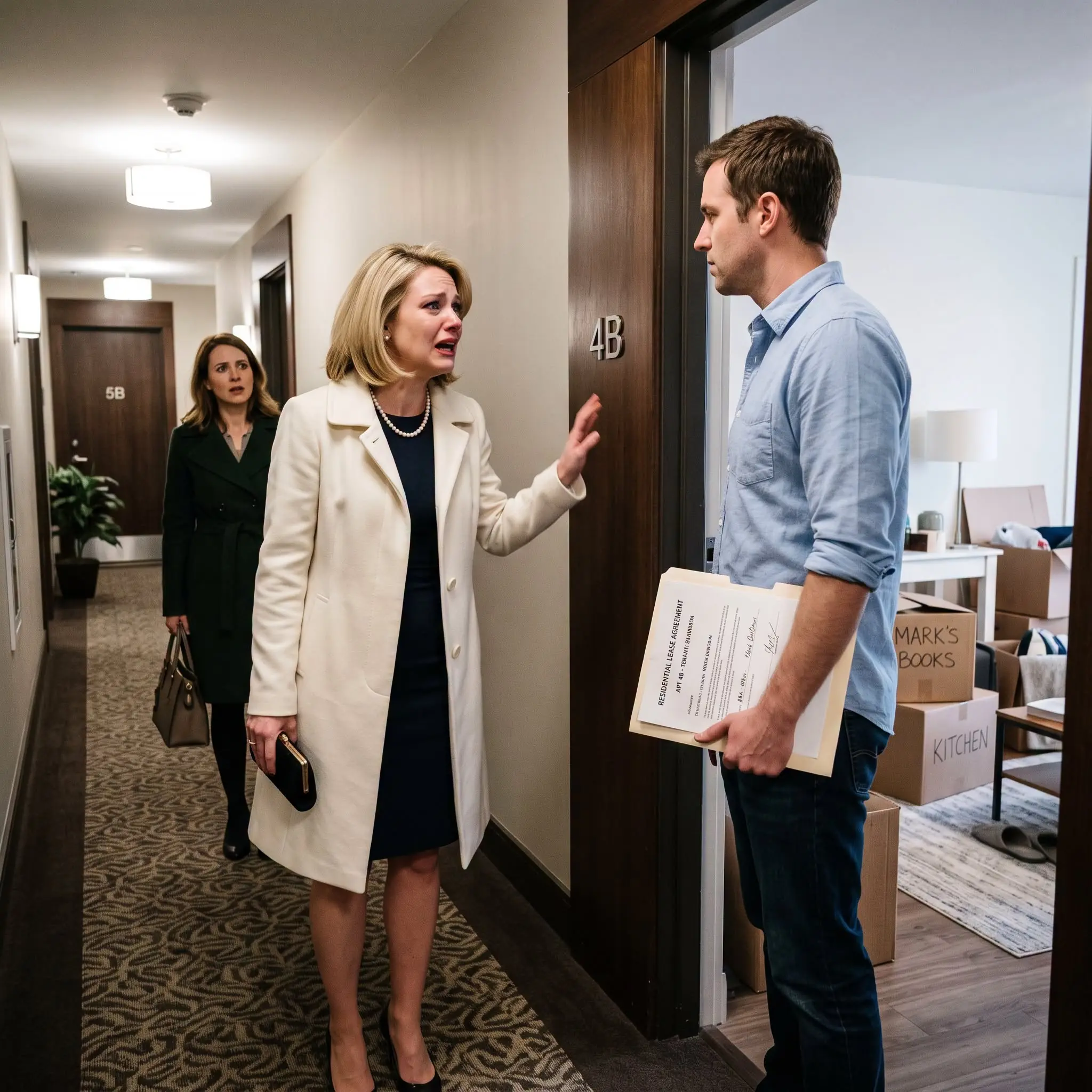 “Please, Liam, you’d never survive without me,” my girlfriend laughed. So I accepted the promotion abroad, moved my life in silence, and left her things in storage. When she came to my apartment ready to lecture me, a stranger opened the door.