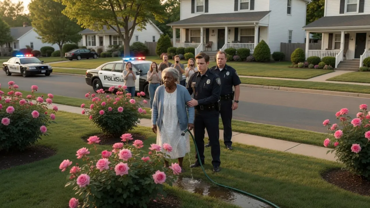 They Handcuffed A Seventy-Four-Year-Old Black Widow In Her Own Yard — Then One Phone Call Made Every Officer Go Pale