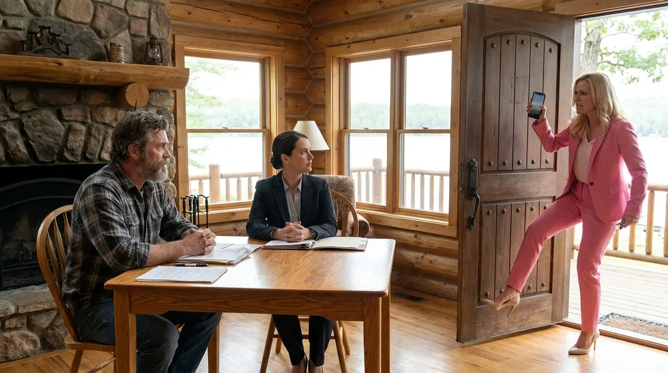 HOA Karen Busted Into My Lake Cabin — Didn’t Realize I Was Meeting the State Attorney General Inside