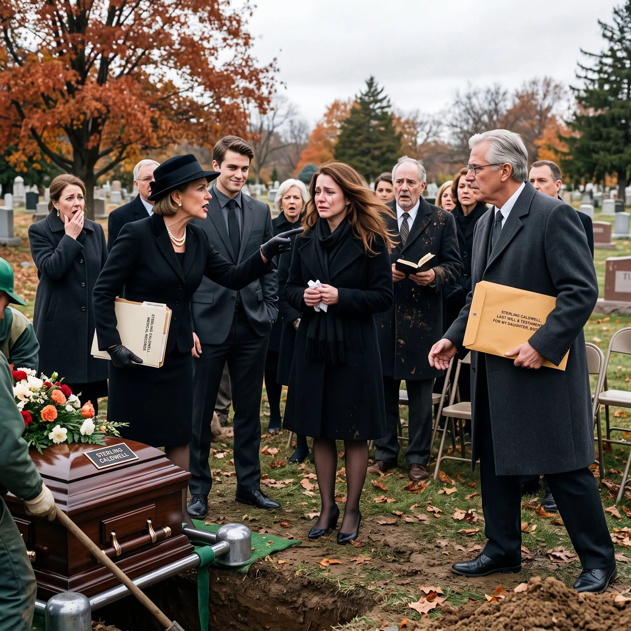 “Before we let Sterling rest,” my stepmother said beside my father’s open grave, “everyone needs to know Brooke isn’t his daughter.