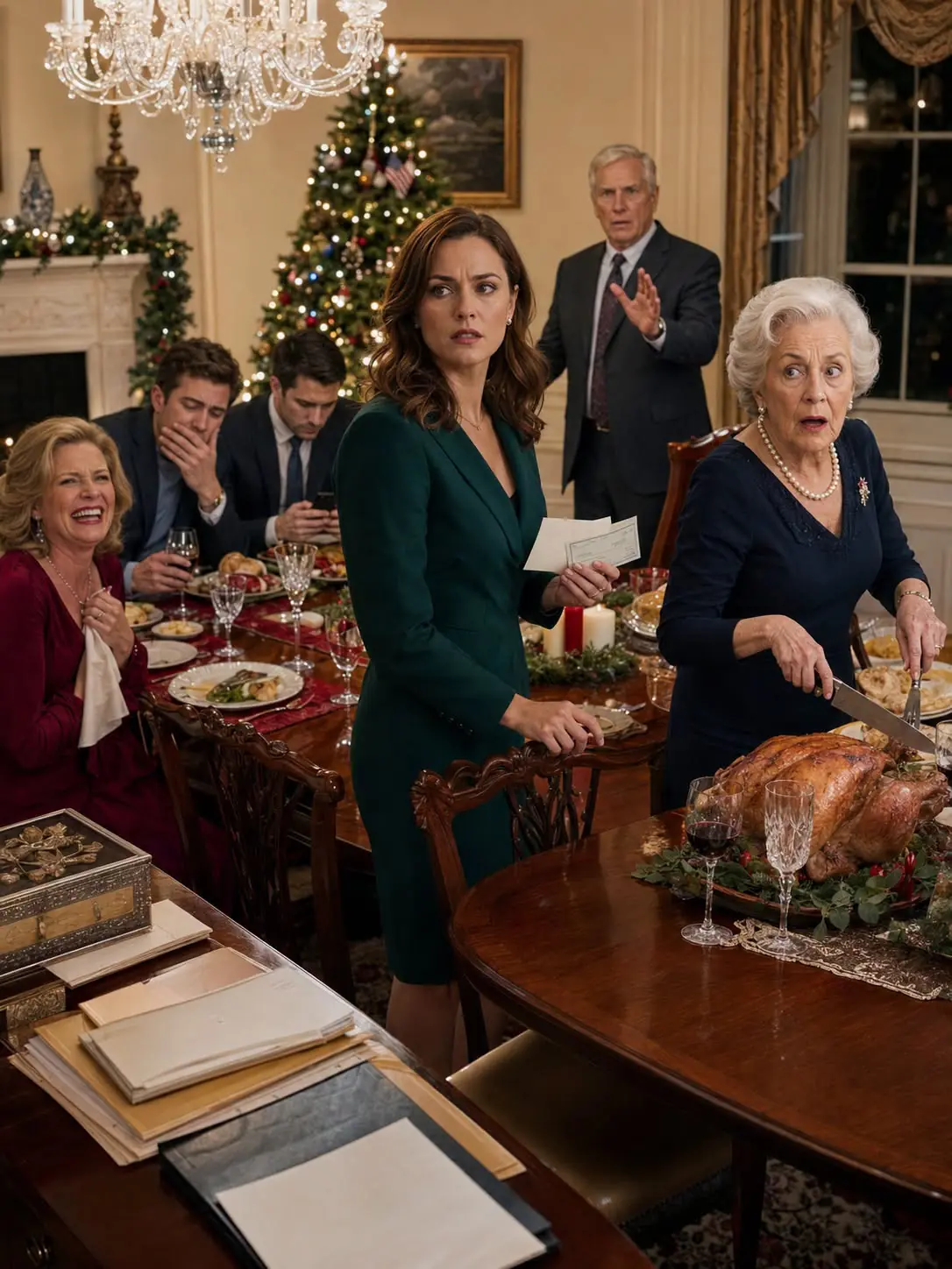 I Thanked My Grandma for $500 at Christmas Dinner—Then She Froze and Said She Had Wired Me $1,000,000