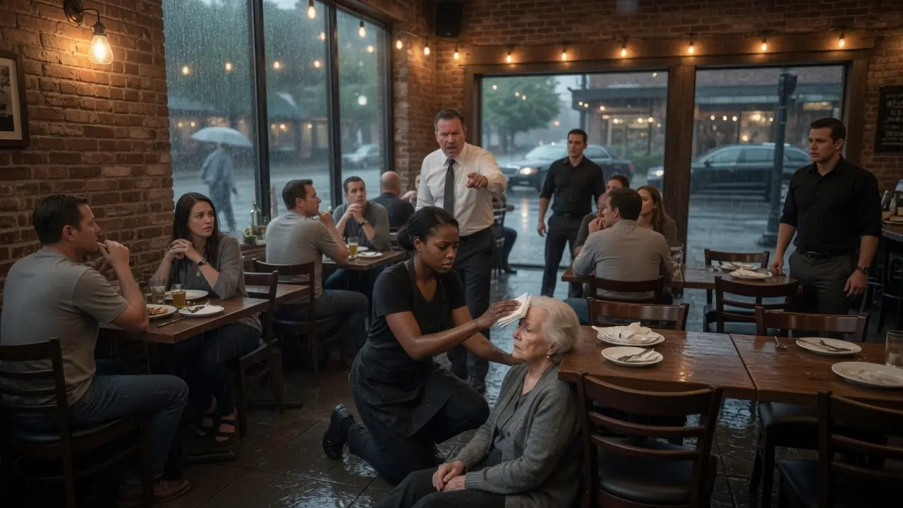 A Waitress With Only $11 Helped A Bleeding Stranger — Then A Black Town Car Pulled Up