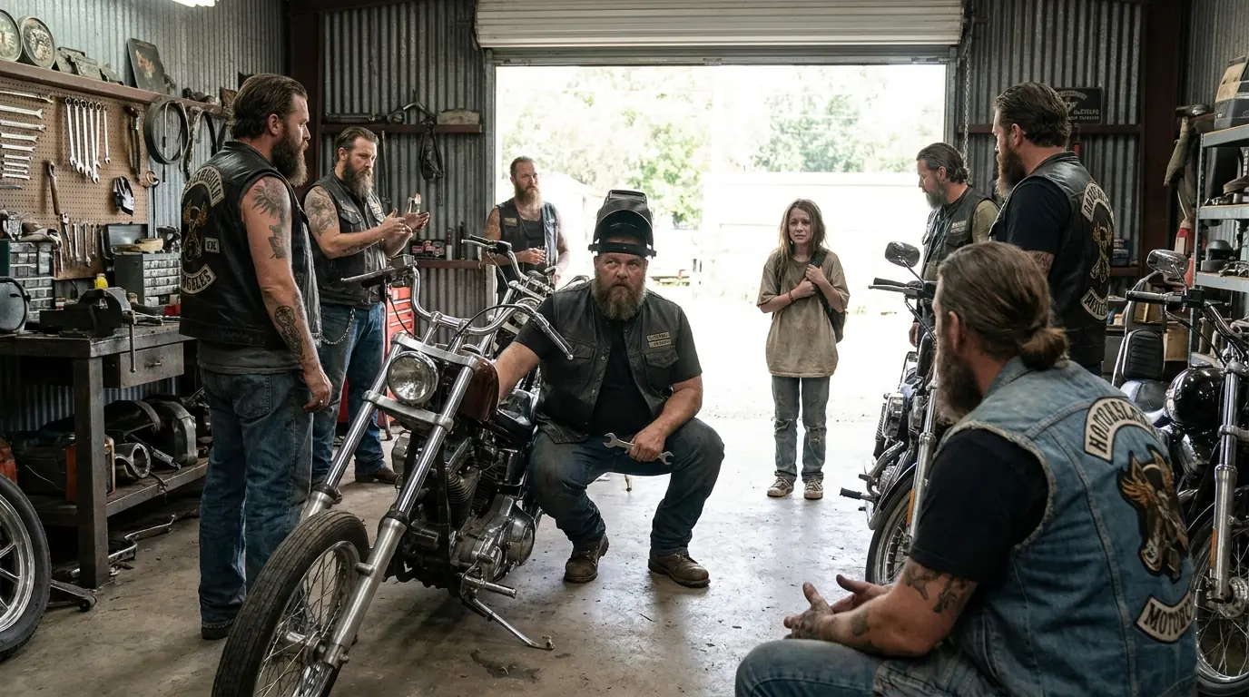 “My Brother’s In The Basement,” The Girl Told The Bikers — They Were Shocked At Who Put Him There