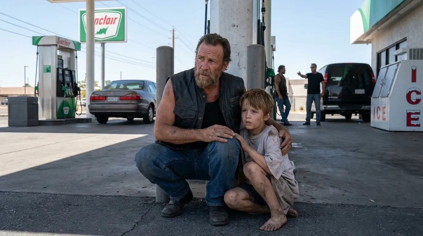 "It's A Setup, Run!" Homeless Boy Whispered to a Hells Angel — Then The Bikers Stood Up