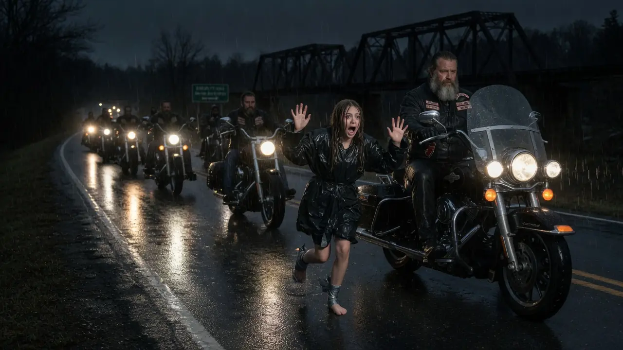 "Trap Ahead, Run!" a Homeless Girl Warned 10 Bikers — Then They Listened To Her