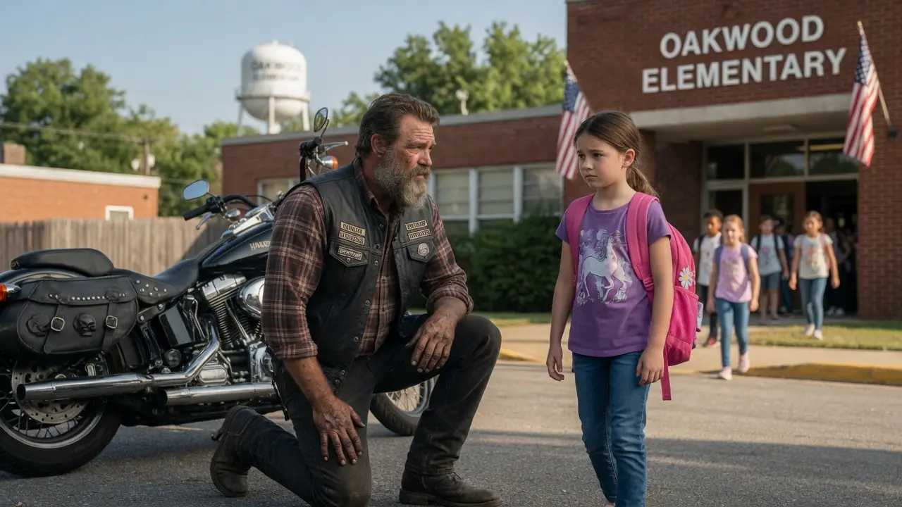 Little Girl Phone Her Hells Angels Biker Dad — "Same Man Watching Me at Playground for 3 Days"