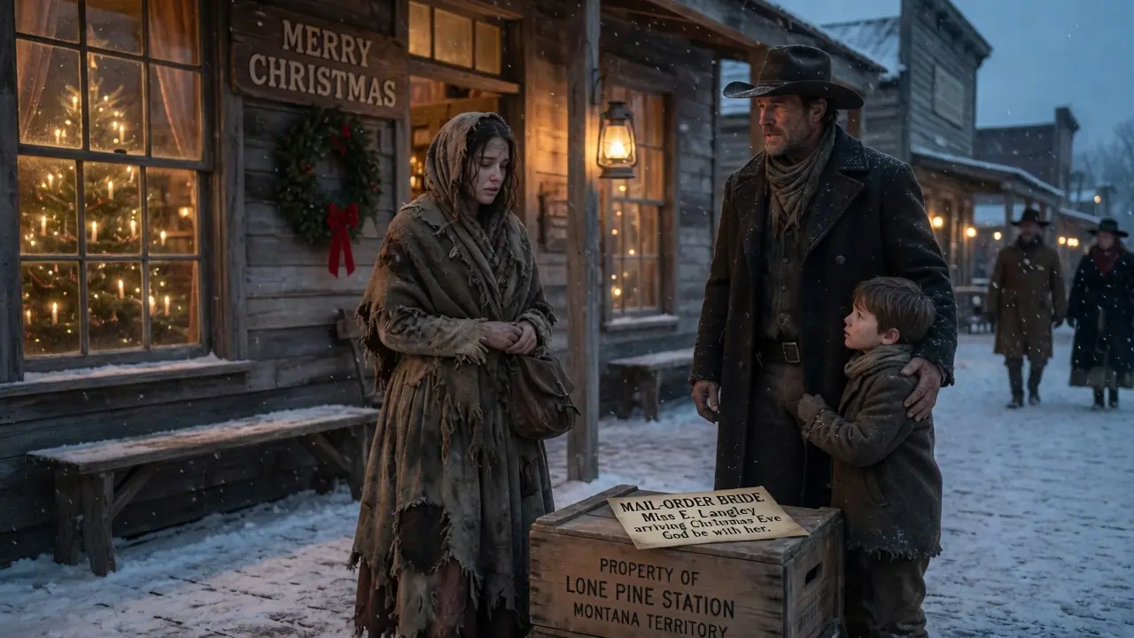 Mail-Order Bride Arrived In Rags On Christmas Eve — The Single Father Saw Her Worth And Chose Her