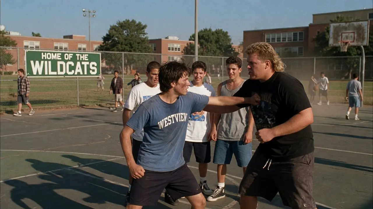 The Bully Grabbed Him on the School Court — Then the Quiet Boy Made Him Drop Before the Whole Team