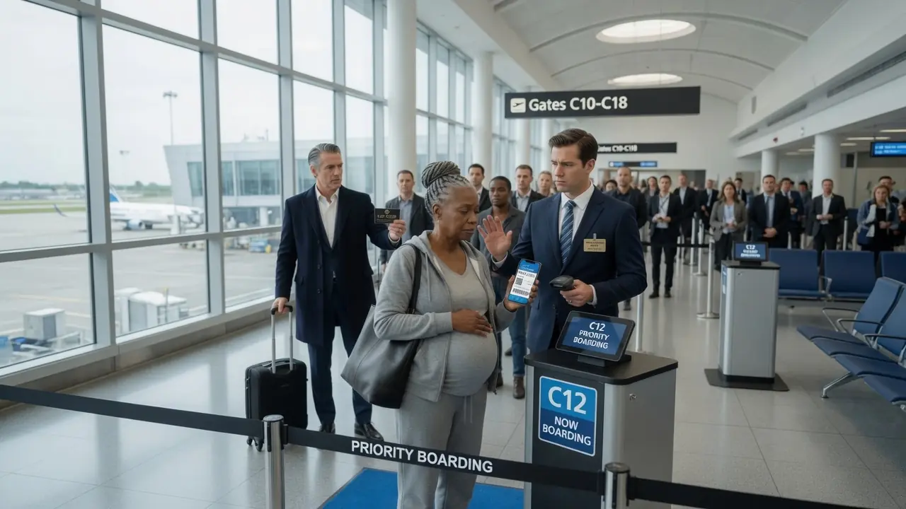 He Pushed A Pregnant 62-Year-Old Black Woman At The Airport — Then Found Out She Owned The Airline