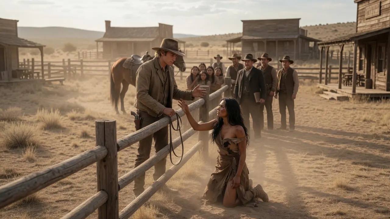 “Buy Me, Cowboy… I’m Experienced And I Can Give You Offspring” Whispered The Desperate Apache Woman!
