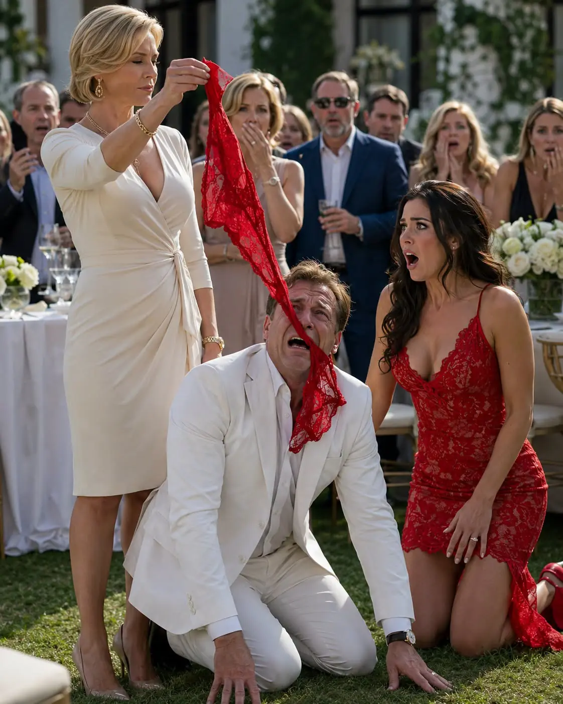 “This Belongs to You.” I Returned My Husband’s Lover Her Red Lingerie at Her Family Party—But the Real Gift Was the Evidence That Destroyed Their Lies