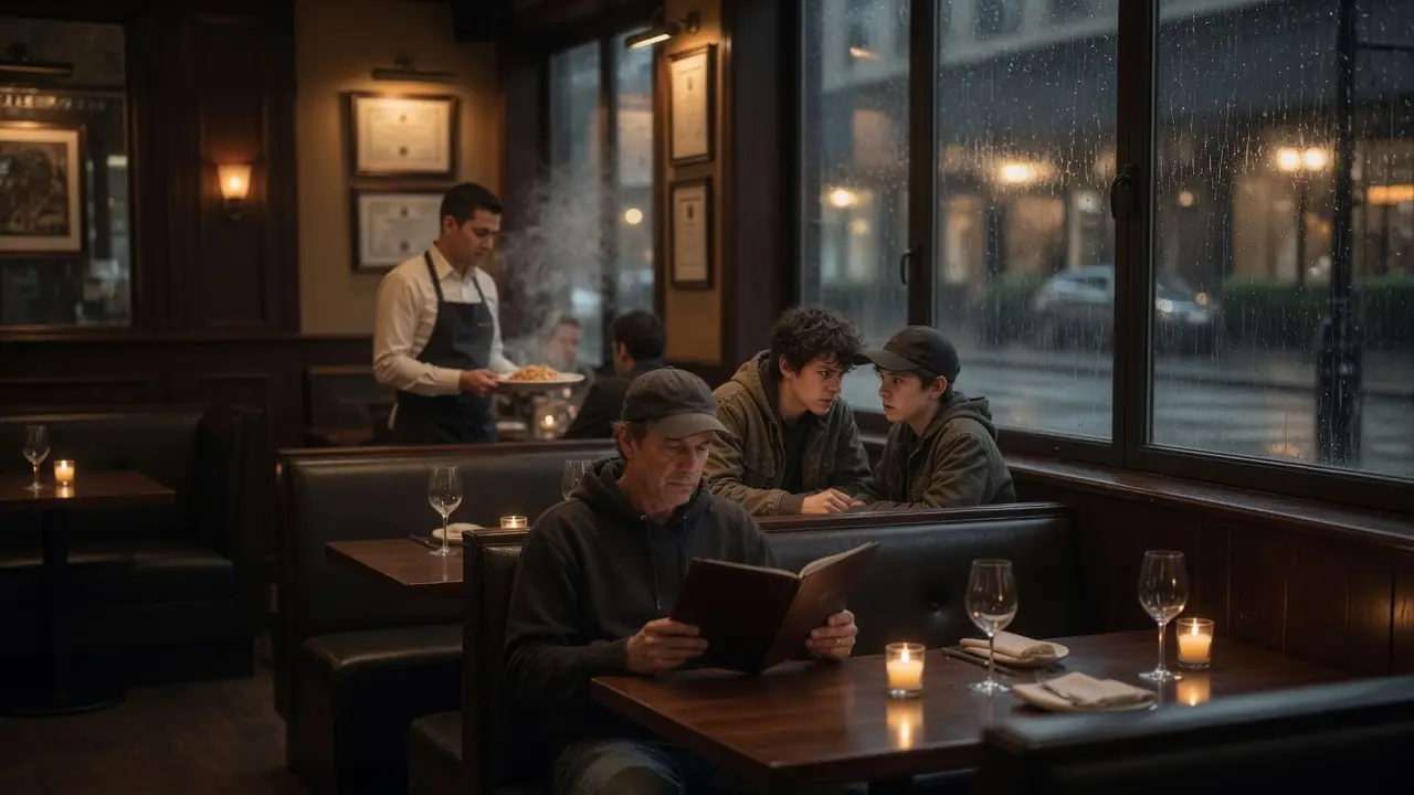"Undercover CEO Goes To Order At His Own Restaurant, Stops Cold When He Hears 2 Boys Behind Him "