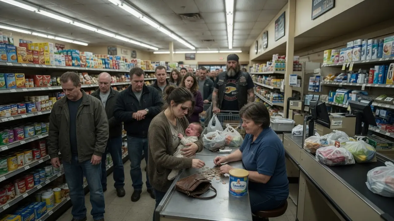 A Poor Mother Couldn’t Pay For Baby Formula — Then A Hell’s Angel Stepped Forward