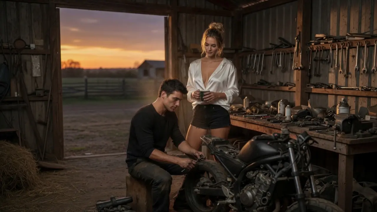 A Poor Single Father Fixed A Biker Woman’s Motorcycle — Then Discovered She Was A Billionaire In Disguise