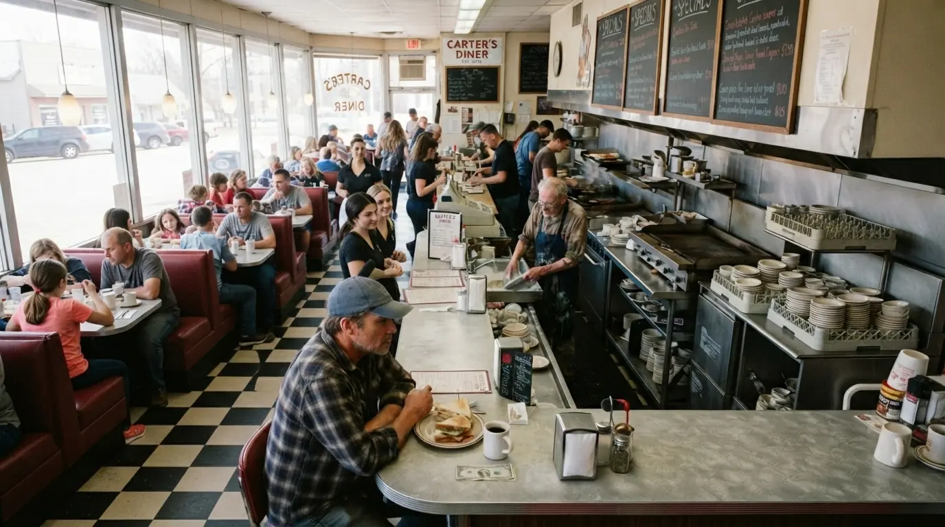 Undercover Boss Ordered a Sandwich at His Own Diner — Then He Overheard Two Cashiers Laughing at an Old Man