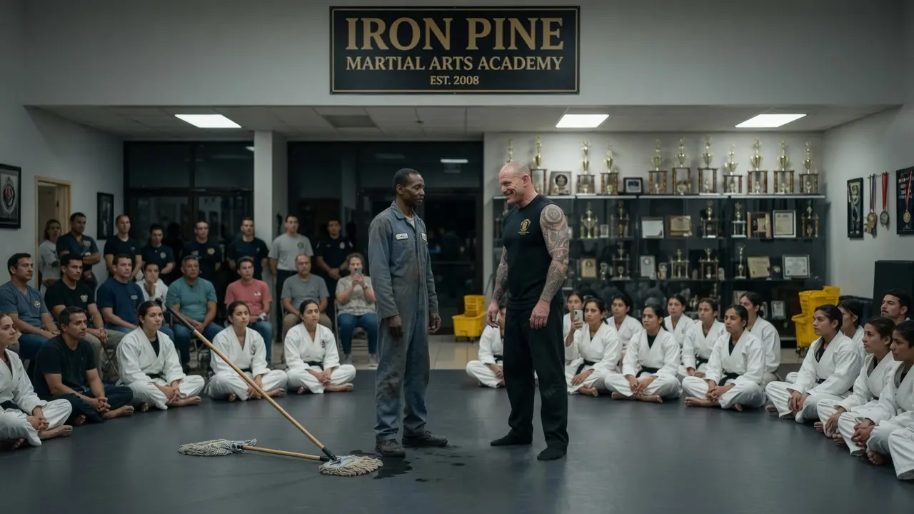 A White Grandmaster Humiliated A Black Janitor — Then The Janitor Smiled
